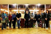 Студенты и преподаватели СПбГУ поздравили посетителей Мариинского театра