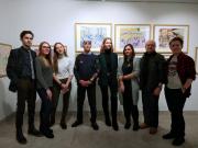 Портал «Хибины.com»: в Мурманске открылась выставка Андрея Ветрогонского «Графика – неграфика»