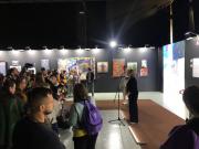 Студенты-живописцы СПбГУ представили свои картины на Всемирном фестивале молодежи в Сочи